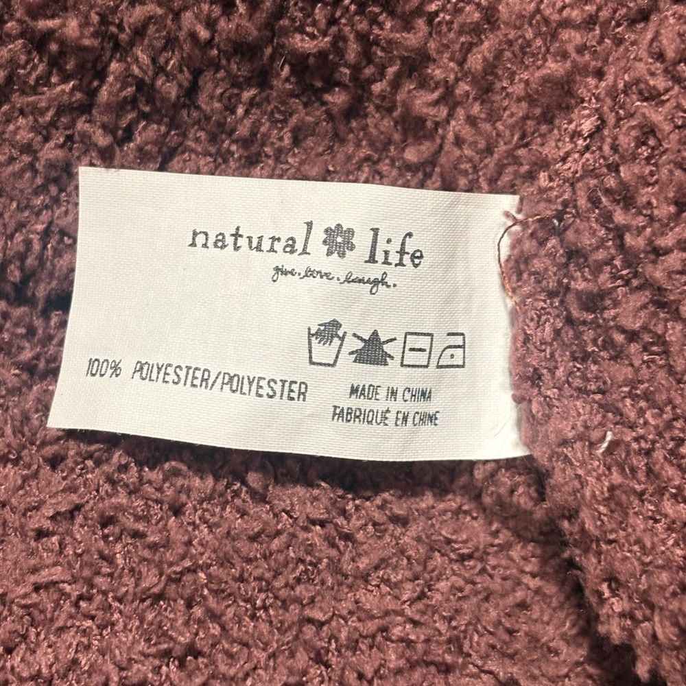 NATURAL LIFE Cozy-Up sweater dress in Maroon - Picture 6 of 6